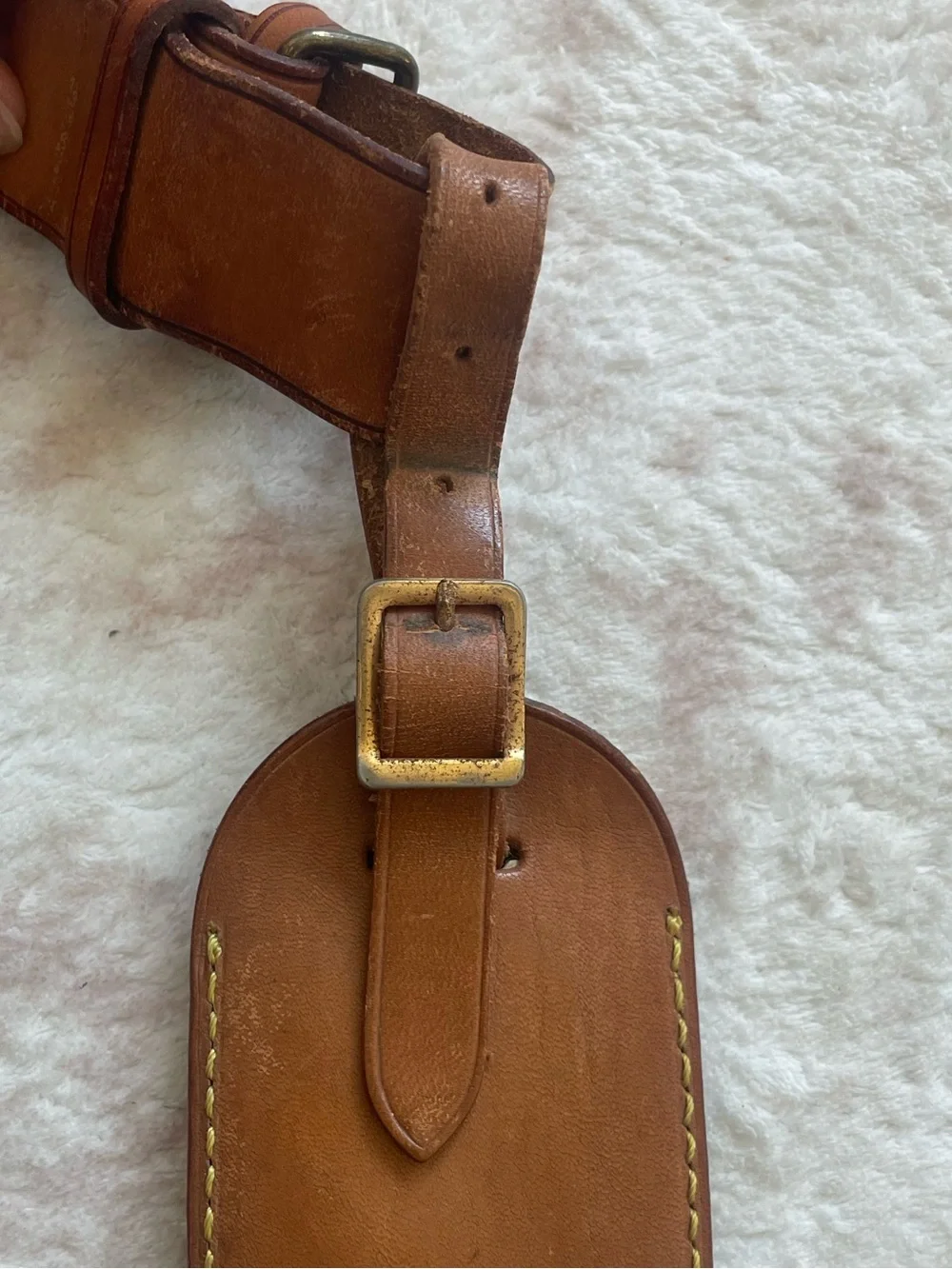 LOUIS VUITTON Luggage Tag with Buckle Strap